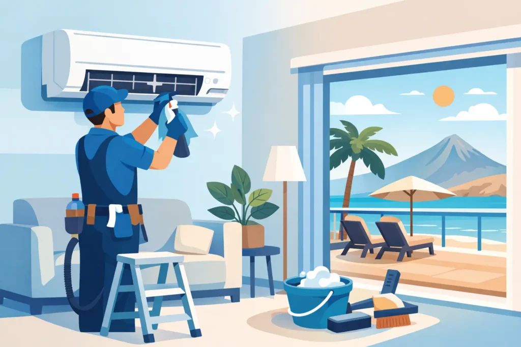 Air Conditioning Cleaning for Tenerife Rentals