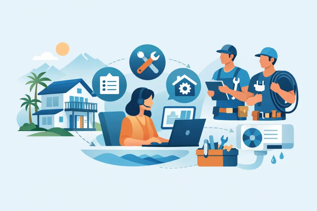 Vacation Rental Maintenance Coordination